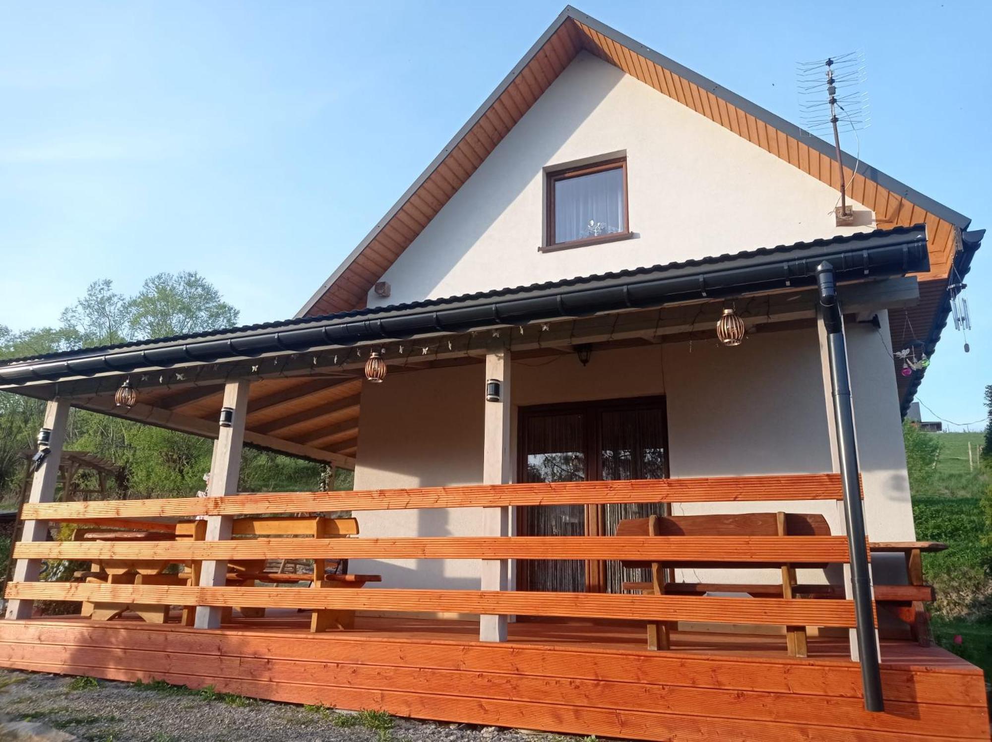 Domki W Bieszczadzkiej Dolinie Ustrzyki Dolne Exteriör bild